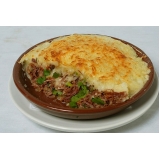 buffet de escondidinho de carne seca com abóbora Jardim Mirassol